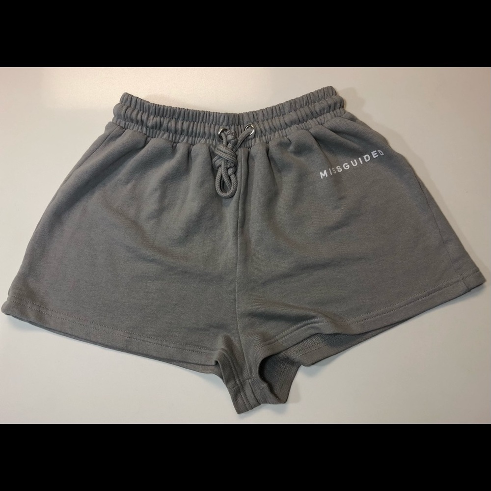Light grey cotton shorts